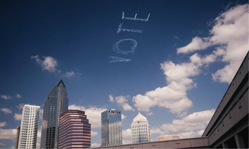 Sky Writing in and near Houston Texas